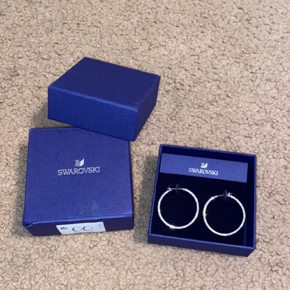 Swarovski Hoops